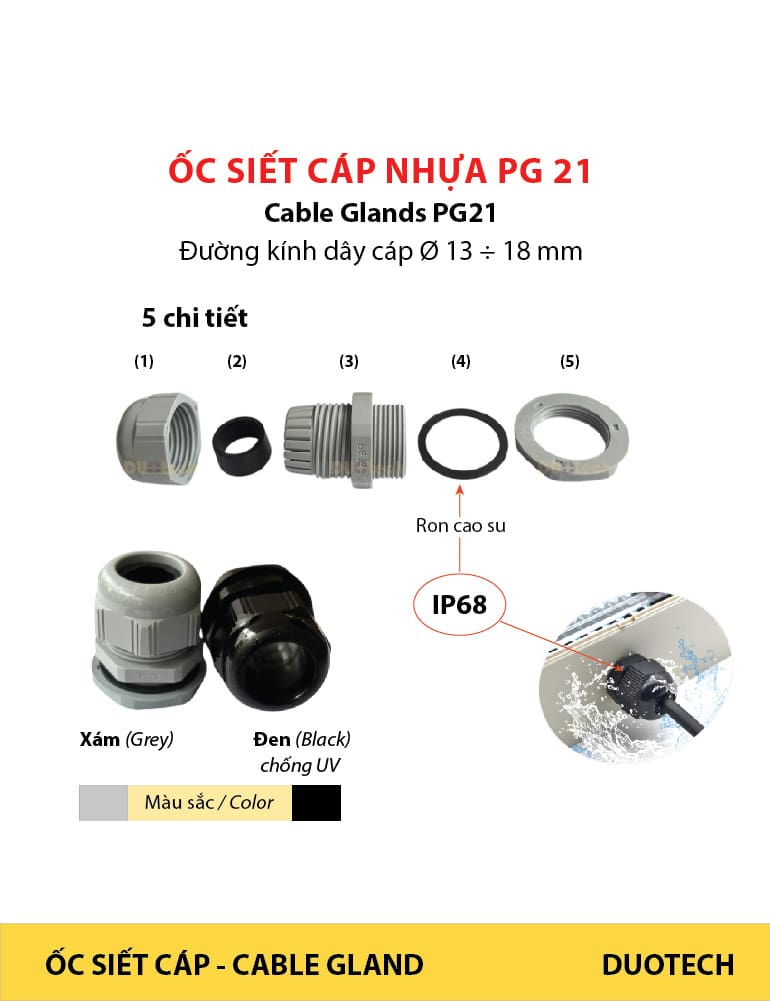 ốc siết cáp pg21; ốc xiết cáp pg21; cable glands pg21; cable glands pg 21; ốc siết cáp điện pg21; ốc siết cáp điện pg 21; ốc siết cáp pg21 đen; ốc siết cáp pg 21 đen dacl21-blk; ốc siết cáp pg21 xám; ốc siết cáp pg 21 xám dacl21-gry; nhà cung cấp ncc ốc siết xiết cáp điện pg21; nhà cung ứng ncu ốc siết xiết cáp điện pg21; nhà phân phối npp ốc siết xiết cáp điện pg21; đại lý công ty ốc siết xiết cáp điện pg21; địa chỉ cửa hàng ốc siết xiết cáp điện pg21; nơi bán để mua ốc siết xiết cáp điện pg21; đơn vị phân phối ốc siết xiết cáp điện pg21; supplier distributor ốc siết xiết cáp điện pg21; agency vendor list ốc siết xiết cáp điện pg21; sản phẩm ốc siết xiết cáp điện pg7 pg9 pg11 pg13.5 pg13.5 l pg16 pg21 pg29 pg36 pg42 pg48 cable glands nhựa nylon pa66 đạt tiêu chuẩn rohs; có 2 màu xám dacl-gry và loại đen dacl-blk chống tia uv dùng ngoài trời; có ron cao su chống nước ip68; dacl7-gry; dacl7-blk; dacl9-gry; dacl9-blk; dacl11-gry; dacl11-blk; dacl13.5-gry; dacl13.5-blk; dacl16-gry; dacl16-blk; dacl21-gry; dacl21-blk; dacl29-gry; dacl29-blk; dacl36-gry; dacl36-blk; dacl42-gry; dacl42-blk; dacl48-gry; dacl48-blk
