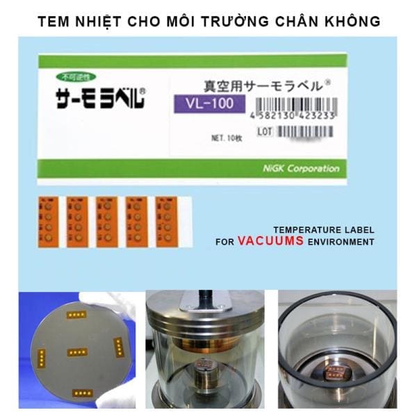 Tem Cảnh Báo Nhiệt Độ Cao NiGK Temperature Indicator Label