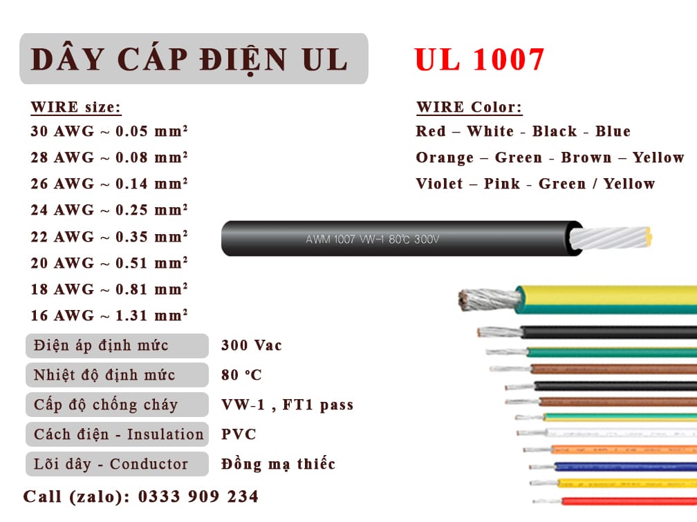  dây điện ul1007; ul 1007 24awg 22awg 20awg 18awg 80oc 300v; ul1007 30awg; awm 1007 vw-1 30awg 80oc 300v; ul 1007 30awg ft1 vw-1; ul1007 28awg; awm 1007 vw-1 28awg 80oc 300v; ul 1007 28awg ft1 vw-1; ul1007 26awg; awm 1007 vw-1 26awg 80oc 300v; ul 1007 26awg ft1 vw-1; ul1007 24awg; awm 1007 vw-1 24awg 80oc 300v; ul 1007 24awg ft1 vw-1; ul 007 22awg; awm 007 vw-1 22awg 80oc 300v; ul 007 22awg ft1 vw-1; ul1007 20awg; awm 1007 vw-1 20awg 80oc 300v; ul 1007 20awg ft1 vw-1; ul1007 18awg; awm 1007 vw-1 18awg 80oc 300v; ul 1007 18awg ft1 vw-1; ul1007 16awg; awm 1007 vw-1 16awg 80oc 300v; ul 1007 16awg ft1 vw-1; myungbo cable; công ty tnhh myungbo cable việt nam; myungbo cable made korea; dây cáp điện hãng myungbo; dây điện ul hãng myungbo hàn quốc; dây điện ul1007 myungbo; dây điện đơn ul 1007 myungbo; myungbo cable ul1007; myungbo wire ul 1007; wonderful wire cable ul1007; dây điện hãng wonderful ul1007; 