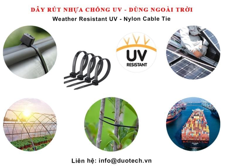 Dây Rút Nhựa UL 94-V2 Loại Tốt Dày Nylon Cable Ties UL94 V2