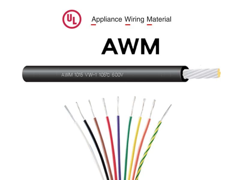 AWM Style Cable Appliance Wiring Material Standard UL758 AWG