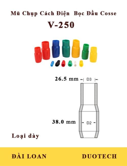 mũ chụp cosse v-250 kst vỏ áo nhựa cách điện bọc đầu cos màu đỏ vàng xanh đen nâu xám trắng code -red -green -yellow -blue -black -brown -grey -white mũ chụp cos loại tốt xịn dày chất lượng cao đầu bọp nichifu nutchifu nhật bản, vỏ áo nhựa cao su cách điện bọc đầu đầu chụp cosse cao su đầu bọp kst k.s đài loan kst k.s kss mhd nichifu jst dst daido trusco fuji, jeono cais vina t-lug giantlok beeauto. chụp cosse v-250; mũ chụp đầu cosse v-250 kst; đầu bọp v-250; đầu bọp v-250 kst; vỏ áo nhựa cách điện v-250; vỏ áo nhựa cách điện v-250 kst; mũ chụp bọc đầu cos v-250; mũ chụp bọc đầu cos v-250 kst; v-250 kst; v-250 k.s.t; v-250-red; v-250-red màu đỏ; v-250-green; v-250-green màu xanh lá; v-250-yellow; v-250-yellow màu vàng; v-250-blue; v-250-blue màu xanh dương; v-250-black; v-250-black màu đen; v-250-brown; v-250-brown màu nâu; v-250-grey; v-250-grey màu xám; v-250-white; v-250-white màu trắng;