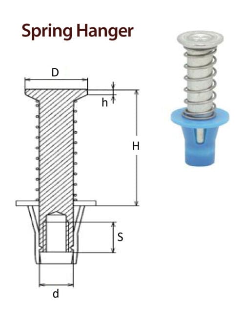 bulong treo mikado spring hanger; bu lông treo mikado spring hanger; mikado inserts spring hanger; mikado inserts spring hanger; bulong treo mikado sh-; bu lông treo mikado sh-; mikado inserts sh-; mikado insert sh-; bulong treo hãng nhật mikado inserts spring hanger sh- dùng cho sàn deck các màu red - đỏ, blue - xanh dương, yellow - vàng, white - trắng, green - xanh lá cây