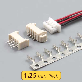 1.25mm pitch connector jst molex te amp delphi deutsch hirose hrs hu lane jae jst ket kst k.s kum sumitomo aptiv phoenix yazaki bosch anderson hxh hongxing yeonho