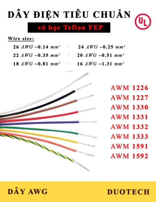 dây cáp điện awg 28 26 24 22 20 18 16 awg vỏ bọc teflon fep ul1226 ul1227 ul1330 ul1331 ul1332 ul1333 ul1591 ul1592 awm vw-1 ft1 ; dây awg vỏ bọc teflon fep; dây cáp điện awg vỏ bọc teflon fep; dây awg ul1226 ul1227; dây teflon fep awm1226 awm1227; dây awg ul1330 ul1331; dây teflon fep awm1330 awm1331; dây awg ul1332 ul1333; dây teflon fep awm1332 awm1333; dây awg ul1591 ul1592; dây teflon fep awm1591 awm1592;