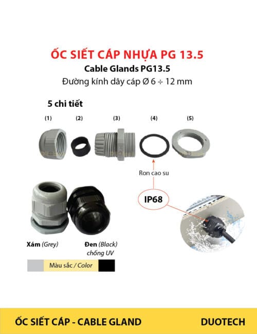 ốc siết cáp pg13.5; ốc xiết cáp pg13.5; cable glands pg13.5; cable glands pg 13.5; ốc siết cáp điện pg13.5; ốc siết cáp điện pg 13.5; ốc siết cáp pg13.5 đen; ốc siết cáp pg 13.5 đen dacl13.5-blk; ốc siết cáp pg13.5 xám; ốc siết cáp pg 13.5 xám dacl13.5-gry; nhà cung cấp ncc ốc siết xiết cáp điện pg13.5; nhà cung ứng ncu ốc siết xiết cáp điện pg13.5; nhà phân phối npp ốc siết xiết cáp điện pg13.5; đại lý công ty ốc siết xiết cáp điện pg13.5; địa chỉ cửa hàng ốc siết xiết cáp điện pg13.5; nơi bán để mua ốc siết xiết cáp điện pg13.5; đơn vị phân phối ốc siết xiết cáp điện pg13.5; supplier distributor ốc siết xiết cáp điện pg13.5; agency vendor list ốc siết xiết cáp điện pg13.5; sản phẩm ốc siết xiết cáp điện pg7 pg9 pg11 pg13.5 pg13.5 l pg16 pg21 pg29 pg36 pg42 pg48 cable glands nhựa nylon pa66 đạt tiêu chuẩn rohs; có 2 màu xám dacl-gry và loại đen dacl-blk chống tia uv dùng ngoài trời; có ron cao su chống nước ip68; dacl7-gry; dacl7-blk; dacl9-gry; dacl9-blk; dacl11-gry; dacl11-blk; dacl13.5-gry; dacl13.5-blk; dacl16-gry; dacl16-blk; dacl21-gry; dacl21-blk; dacl29-gry; dacl29-blk; dacl36-gry; dacl36-blk; dacl42-gry; dacl42-blk; dacl48-gry; dacl48-blk
