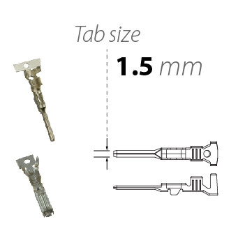 tab 1.5mm size 060 terminals