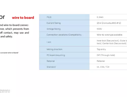 6.2mm Pitch đầu nối VLP connector JST Wire to Board