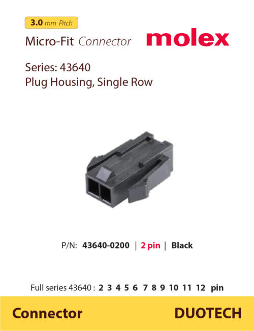 molex 436400200; đầu nối connector molex 43640-0200 2 pin; molex 2 pin 436400200; molex 2 pin 43640-0200; đầu nối molex 436400200; đầu nối molex 43640-0200; housing molex 436400200; housing molex 43640-0200; connector molex 436400200; connector molex 43640-0200; nhà cung cấp ncc đầu nối connector molex 43640; nhà cung ứng ncu đầu nối connector molex 43640; nhà cung cấp ncc đầu nối molex 2 pin 436400200; nhà cung ứng ncu đầu nối molex 2 pin 436400200; nhà phân phối npp đầu nối molex 2 pin 436400200; đơn vị phân phối đầu nối molex 2 pin 436400200; supplier distributor đầu nối molex 2 pin 436400200; agency vendor list đầu nối molex 2 pin 436400200;
