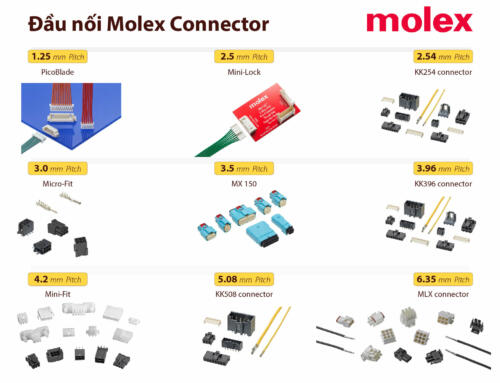 Đầu nối Molex connectors – Đầu jack giắc rắc nối dây điện chính hãng thương hiệu Molex gồm những loại nào