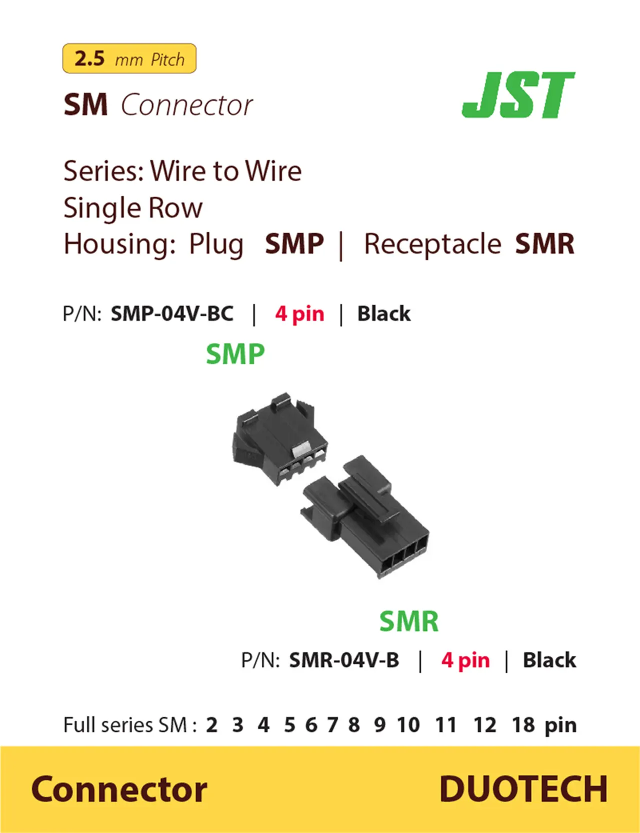 jst sm 4 pin; jst sm 4 pin connector; jst smr 04v b; jst smr-04v-b; jst smr 04v n; jst smr-04v-n; jst smp 04v Nc; jst smp-04v-nc; jst smp 04v Nc; duotech là nhà cung ứng ncu phân phối npp vật tư linh kiện điện tử nhãn hiệu jst connector terminal cho nhà máy sản xuất gia công bộ dây điện wire harness trong khu công nghiệp chế xuất kcn kcx ở tại hà nội quảng ninh hải dương hải phòng jst smp-04v-nc;