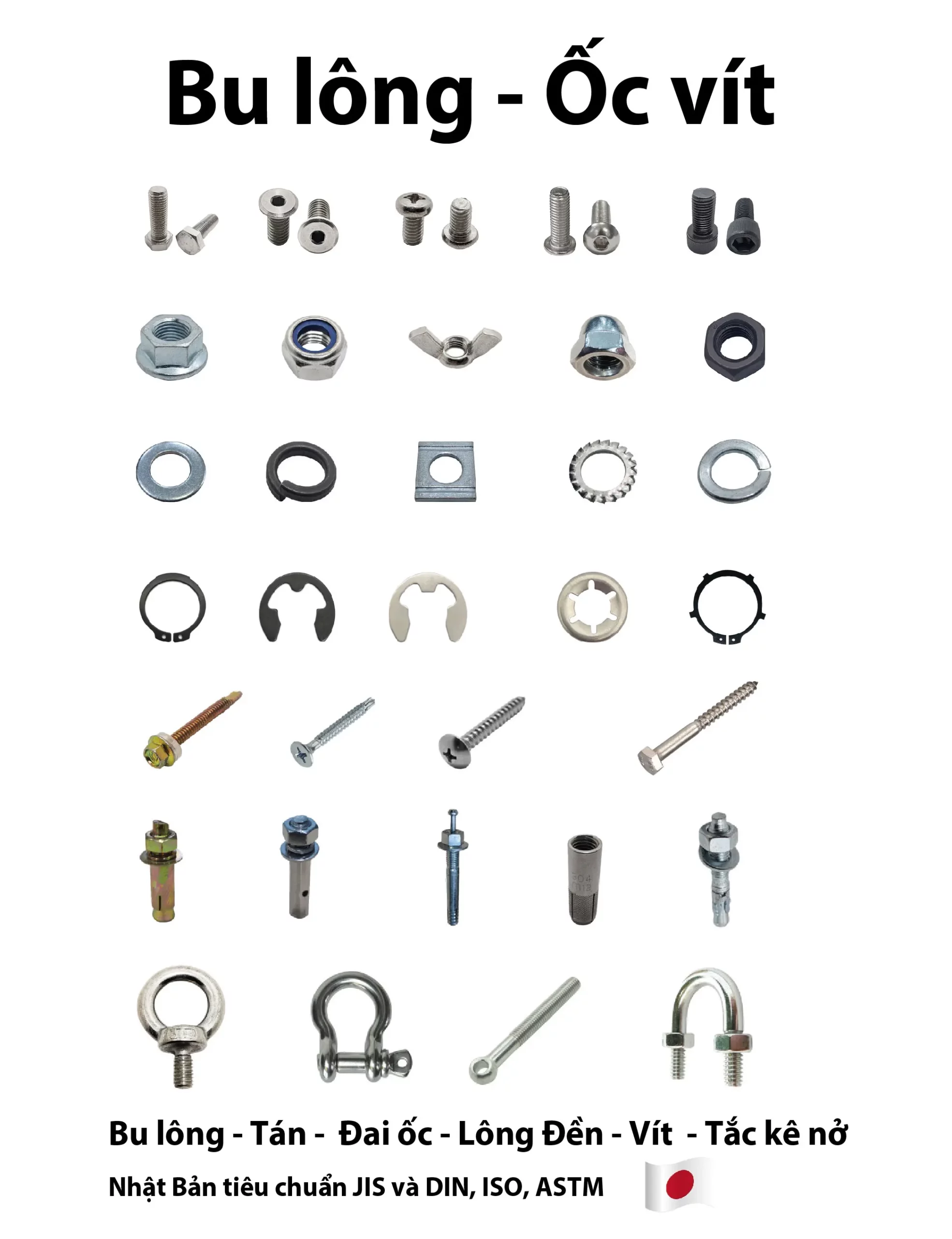nhà cung cấp ncc bu lông ốc vít thương hiệu iwata denko; nhà phân phối bulong bu lông bolts iwata denko; bulong thương hiệu iwata denko; con tán đai ốc hex nut chính hãng iwata denko; đơn vị phân phối lông đền vòng đệm washer iwata denko; đại lý chính hãng phe gài iwata denko; tắc kê nở đạn đóng đinh iwata denko; vít tự khoan iwata denko;